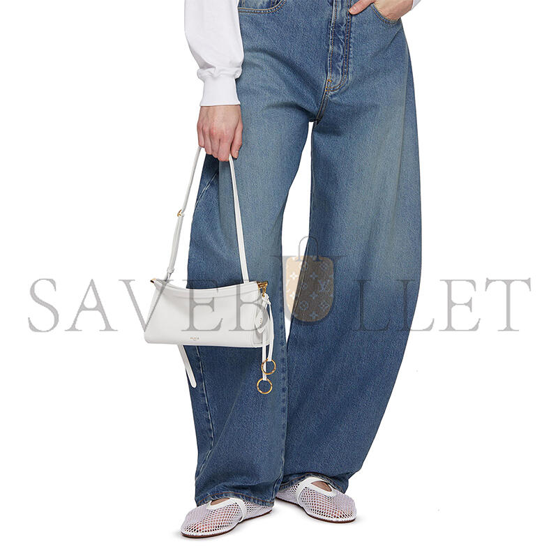 ALAÏA LE CLICK EAST WEST SMALL BAG IN NUBUCK (25*12.5*7cm) 